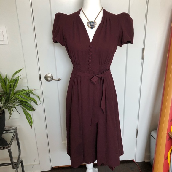 Vintage Betsey Johnson Cup of Coffee Style Dress - Picture 5 of 8